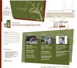 nonprofit website design content management project