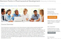 decision points in drug development instructional design