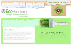 handyman website design project