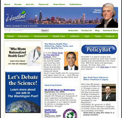 nonprofit think tank website redesign project