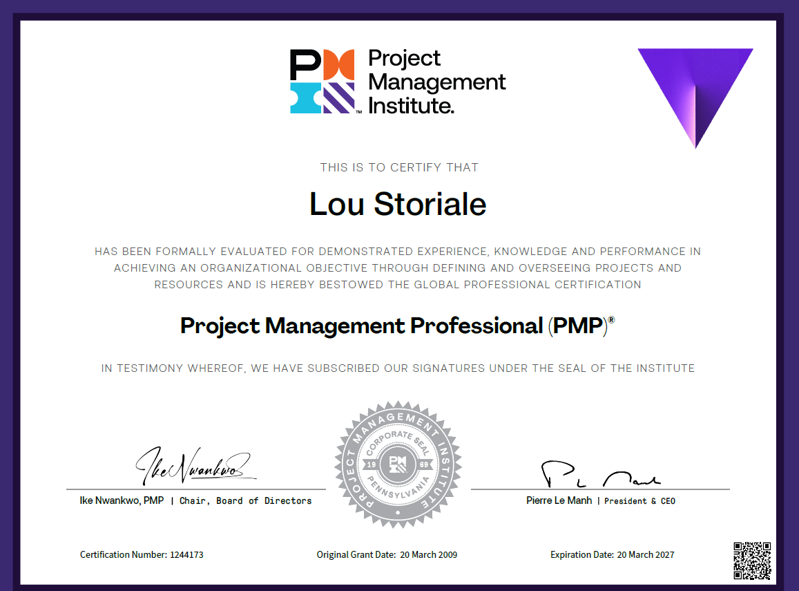 pmp certified project manager & seo consultant