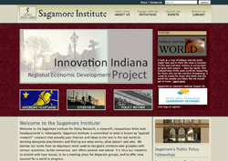 nonprofit think tank website design project